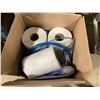 Image 3 : 2 BOXES OF ASSORTED CAT SCRATCHERS, BIRD FEEDERS, STUFFED ANIMALS, 3 ROLLS OF WIPES & MORE