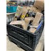 Image 2 : PALLET CRATE OF IMPORTED RETAIL METAL CHAIR BASES / PARTS ( PALLET CRATE NOT INCLUDED )