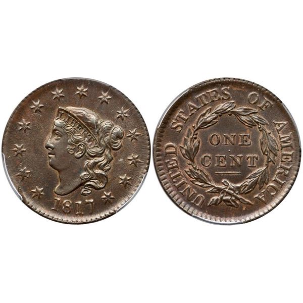 1817 N-3 R2 PCGS graded AU58