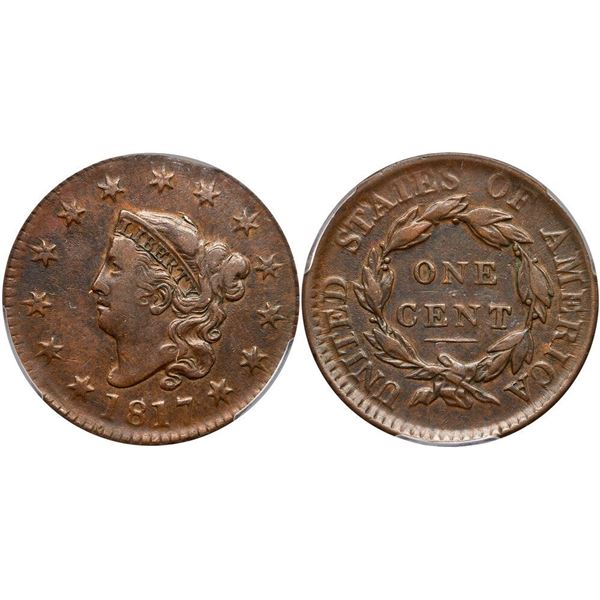 1817 N-8 R2 PCGS graded VF30