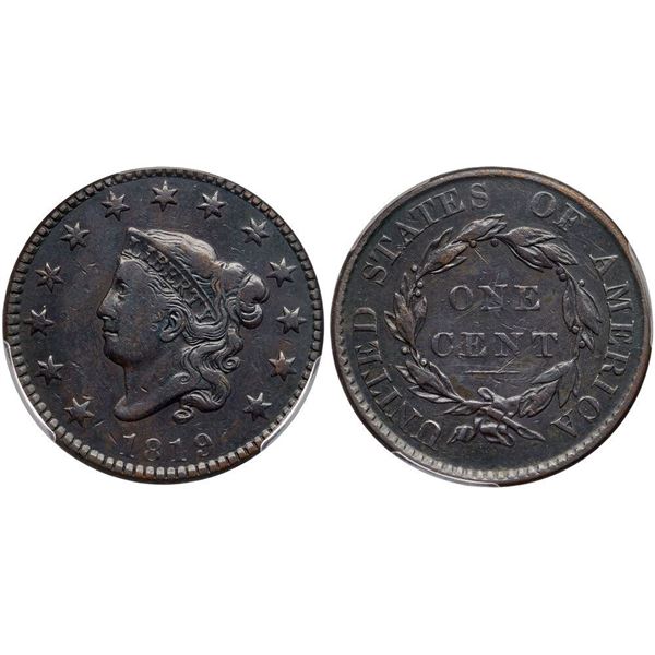 1819 N-5 R3 PCGS graded VF25