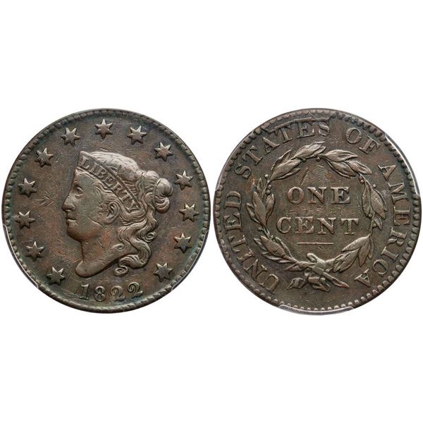1822 N-9 R5- PCGS graded VF35
