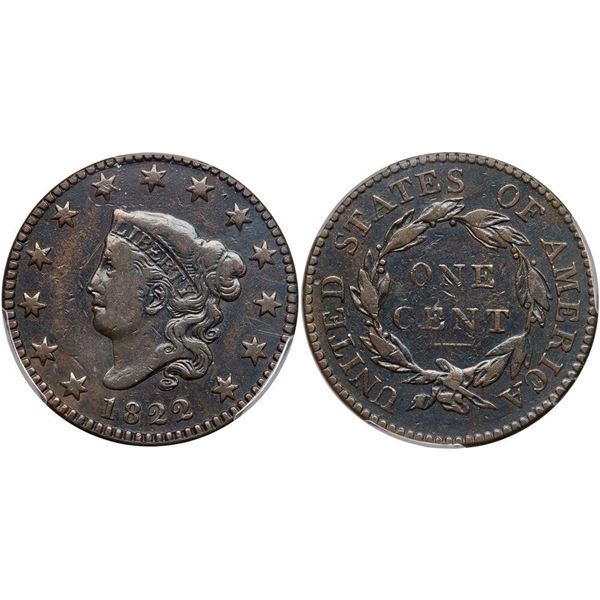 1822 N-14 R6+ PCGS graded VF25