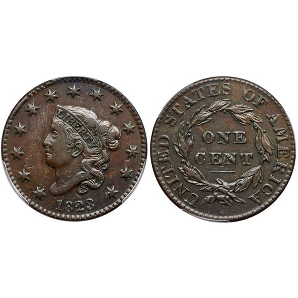 1823 N-2 R2 PCGS graded XF45