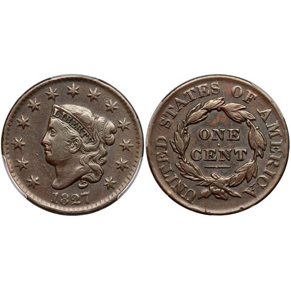 1827 N-11 R1 PCGS graded VF30