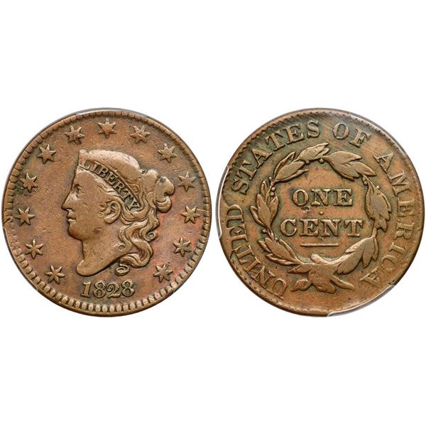 1828 N-5 R2 PCGS graded VF20