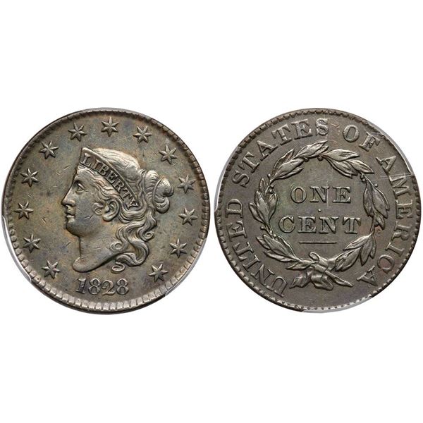 1828 N-12 R3+ PCGS graded XF45