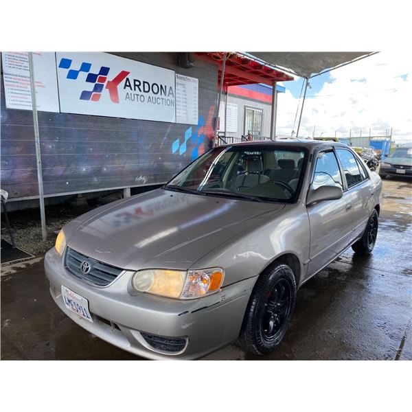 2001 TOYOTA COROLLA