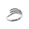 Image 1 : Genuine 0.06 ctw Diamond Anniversary Ring 14KT White Gold - REF-52Y2F