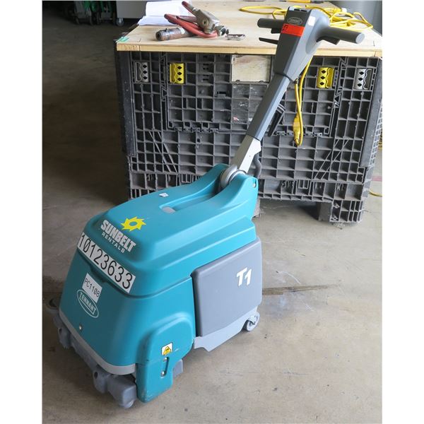 SAND ISLAND Tennant T1 Micro Scrubber Corded Walk-Behind