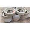 Image 1 : KAPOLEI Qty Approx. 11 Solideal 323x100 Tires on Rims