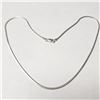 SILVER SNAKE CHAIN 16" NECKLACE