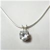 Image 1 : SILVER CZ 16" NECKLACE