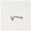 Image 2 : 14K YELLOW GOLD 0.14G NOSE PIN