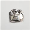 Image 2 : 10K WHITE GOLD "SWEET 16" LOCKET PENDANT