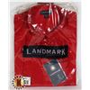Image 1 : NEW MENS EASY CARE S/S WORK SHIRT RED SIZE MEDIUM