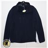 Image 1 : AVAISES MEN'S BONDED FLEECE JACKET, NAVY, LARGE