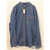 Image 1 : NEW ID WEAR LONG SLEEVE DARK DENIM SHIRT, LARGE