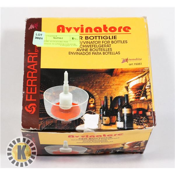 FERRARI AVINATORE PER BOTTIGLIE SULPHITER/VINATOR