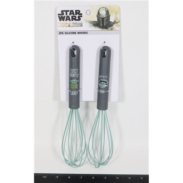 NEW  2PK STAR WARS SILICONE WHISKS