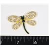 Image 1 : NEW RHINESTONE DRAGON FLY BROOCH
