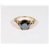 Image 2 : #21 SOLID 10K GOLD RING 2.9 GRAMS ONYX JEWELRY