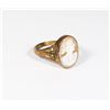 Image 1 : #22 ANTIQUE CAMEO SOLID 9K GOLD RING 3.4 GRAMS