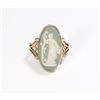 Image 2 : #23 ANTIQUE CAEMO WEDGWOOD SOLID 10K GOLD