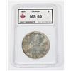 Image 1 : #41 1955 CANADIAN $1 VOYAGEUR SILVER DOLLAR