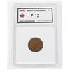 Image 1 : *GRADING ERROR* NEWFOUNDLAND ONE CENT COIN
