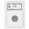 Image 1 : #58 1936 CANADA FIVE CENT COIN GRADED F12