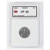 Image 1 : #59 1945 CANADA FIVE CENT COIN GRADED VF30