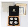 Image 1 : #63 1976 CANADA OLYMPIC COIN PROOF SET 4 SILVER