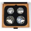 Image 2 : #63 1976 CANADA OLYMPIC COIN PROOF SET 4 SILVER