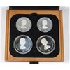 Image 3 : #63 1976 CANADA OLYMPIC COIN PROOF SET 4 SILVER