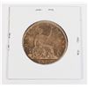 Image 1 : #78 1890 ONE PENNY COIN BRITISH QUEEN VICTORIA