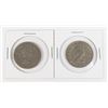 Image 2 : #83 1964 + 1965 TWO SHILLINGS COINS BRITISH QEII