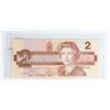 Image 1 : #122 1986 $2 TWO DOLLARS CANADA PAPER MONEY