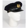 Image 1 : #147 GERMAN NAVY PEAKED CAP WITH CLOTH FRONT
