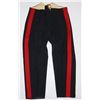Image 1 : #156 VINTAGE MILITARY RED STRIPED PANTS BRITISH