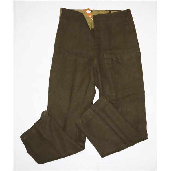 #157 CANADIAN MILITARY BATTLE DRESS PANTS LARGE