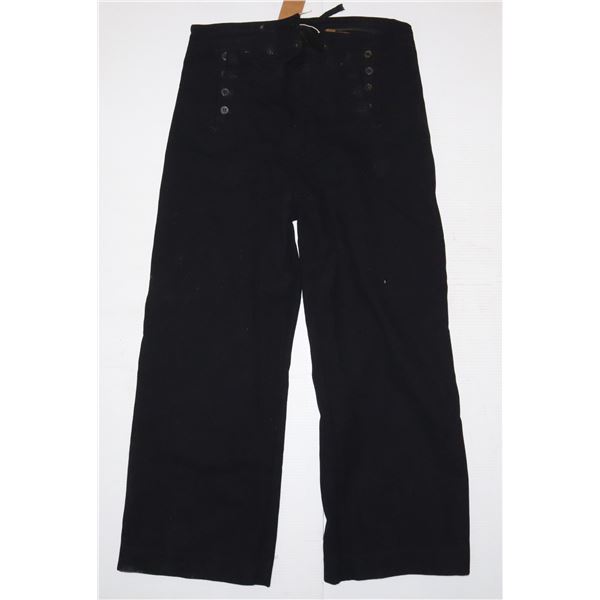 #159 WWII NAVY PANTS NAVAL CLOTHING FACTORY