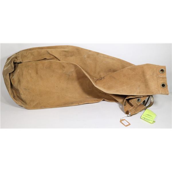 #167 WWII 1942 DATED LARGE SIZE MILITARY BAG