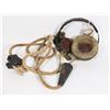 Image 1 : #183 WW2 HEADGEAR SET WORN CONDITION