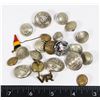 Image 1 : #219 LARGE BUTTON LOT INC. MILITARY POLICE