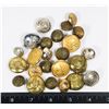 Image 1 : #220 LARGE BUTTON LOT INC. MILITARY POLICE