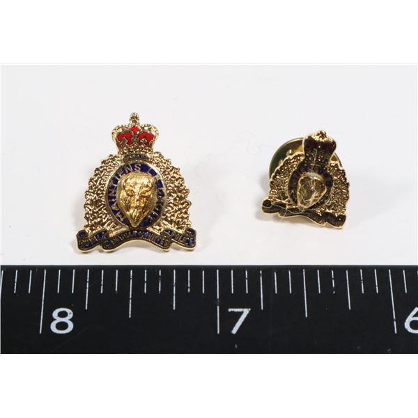 #253 LOT OF 2 RCMP PINS ROYAL CANADIAN MOUNTED