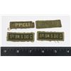 Image 1 : #266 2 PAIRS CANADIAN MILITARY INSIGNIA UNIFORM
