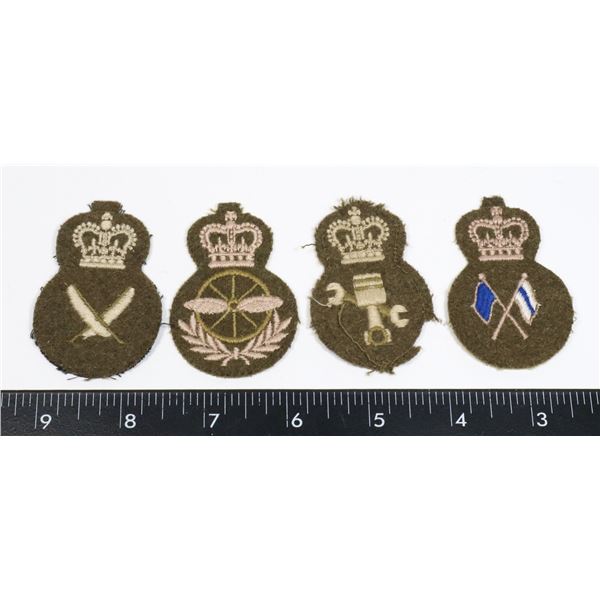 #273 LOT OF 4 BRITISH COMMONWEALTH MILITARY