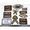 Image 1 : #280 LOT OF 10 ASSORTED CANADIAN MILITARY INSIGNIA